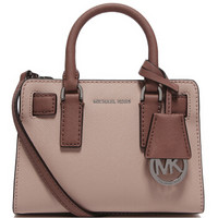 MICHAEL KORS 迈克·科尔斯 MK女包 女士DILLON系列裸粉色中号牛皮手拎单肩斜挎包 32H5SAIC2T Ballet Drose