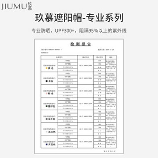 玖慕（JIUMU）遮阳帽渔夫帽女夏季户外海边沙滩帽防紫外线防晒帽太阳帽凉帽遮阳帽子女双面可戴 CD013柠檬黄