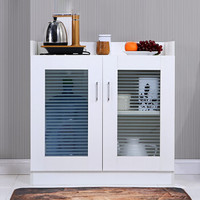 ZHONGWEI 中伟 矮柜储物柜茶水柜办公室会议室茶水柜现代简约茶水间柜白色