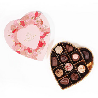 GODIVA歌帝梵至爱巧克力心形礼盒11颗装2020 恋人礼物 顺丰发货 2020-05-05到期