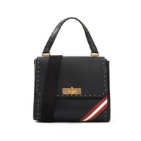 BALLY 巴利 Breeze系列 女士黑色光面小牛皮小号手柄包 BREEZE SM.TR/30 6227172
