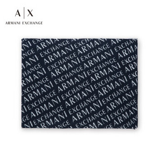 ARMANI EXCHANGE 阿玛尼奢侈品男士针织围巾 8NZ490-ZMO1Z NAVY-1510 U