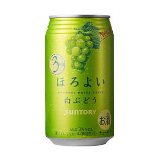 和乐怡（HOROYOI） 宾三得利 日本进口 预调酒 鸡尾酒 果酒 乳饮料白葡萄350ml*4罐（2种口味）