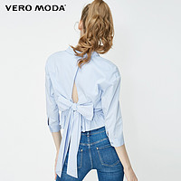 VERO MODA 维莎曼 319231580 女士蝴蝶结衬衫