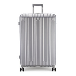 外交官（Diplomat）行李箱男女时尚铝框拉杆箱TSA密码锁箱子万向轮旅行箱TC-9063银色23英寸