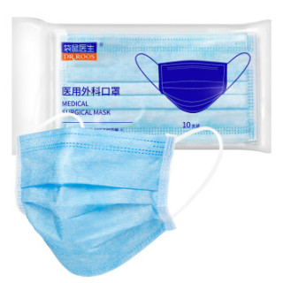 DR.ROOS 袋鼠醫(yī)生 醫(yī)用外科口罩 10只