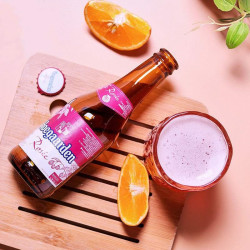 福佳白玫瑰味红啤酒250ml24瓶装hoegaarden进口白玫瑰覆盆子啤酒