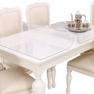 桌布家纺 透明软玻璃PVC桌布60*120cm 防水防油防烫免洗塑料台布餐桌茶几垫胶垫水晶板
