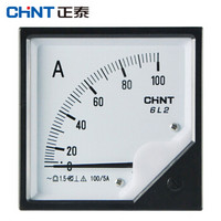 正泰（CHNT）6L2-A 安装式电流表 指针表 指针交流电流表 75/5A