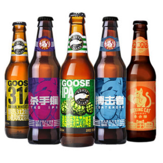 ABInbev 百威英博 精酿系列 鹅岛ipa+拳击猫精酿啤酒 355ml*12瓶