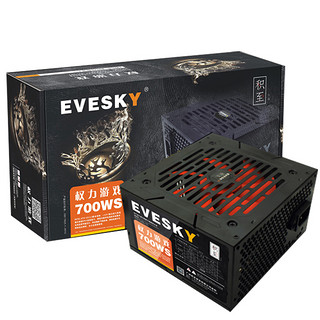 EVESKY 权力游戏600WS （85%）非模组ATX电源 400W