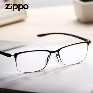 ZIPPO 之宝 美国之宝（ZIPPO）老花镜舒适轻便时尚老人男女通用高清视野 8812黑色 100度
