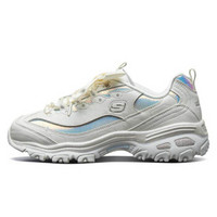 斯凯奇 SKECHERS 女子 D'LITES系列时尚绑带 运动 休闲鞋 熊猫鞋 66666178/OFWT 35码 UK5码