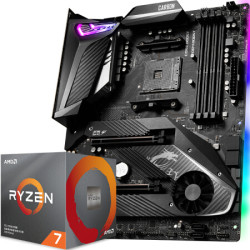 MSI 微星 MPG X570 GAMING PRO CARBON WIFI 暗黑板 主板 AMD 3700X CPU处理器 套装