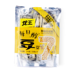 龙王原味豆浆粉 营养早餐 速溶即食 冲饮代餐 非转基因大豆 210g(30g*7包) *16件