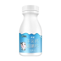 优益 牛乳钙咀嚼片 30粒