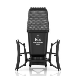 iSK S550 电容麦克风 两种供电设计 全民K歌快手抖音手机电脑声卡套装喊麦主播直播设备