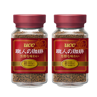 UCC 悠诗诗 大师速溶咖啡粉 90g/瓶*2 *2件