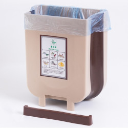 沐春 挂式折叠垃圾桶 9L