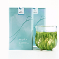 江小茗 2020新春绿茶叶 明前四川雀舌罐装100g(50g*2罐)