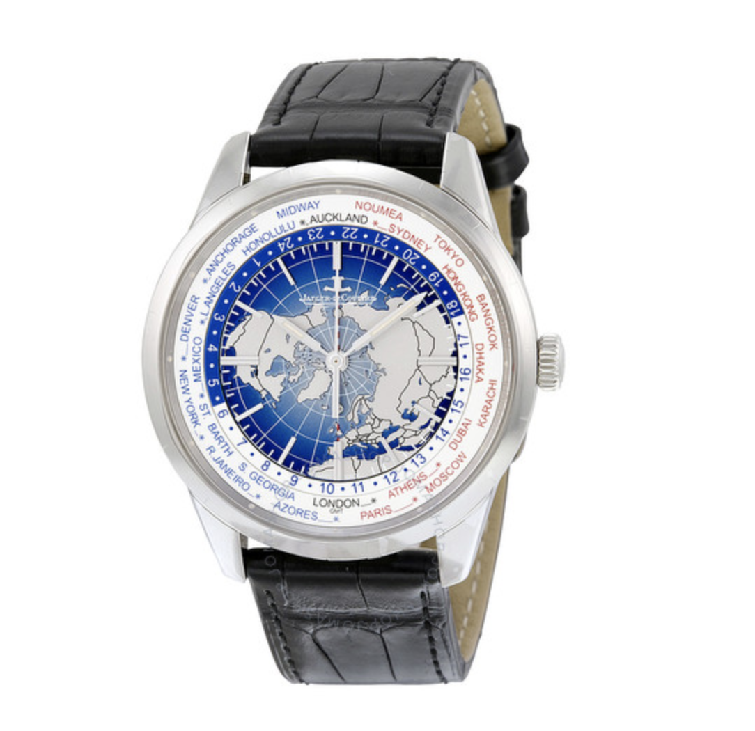 银联专享jaegerlecoultre积家地球物理通用时间男士手表