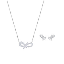 SWAROVSKI 施华洛世奇 5470594 LIFELONG BOW 耳环项链套装