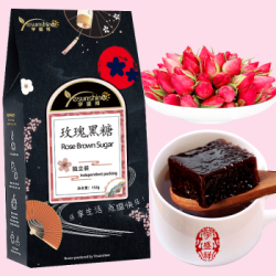 宇盛祥黑糖姜茶 玫瑰黑糖 152g/盒