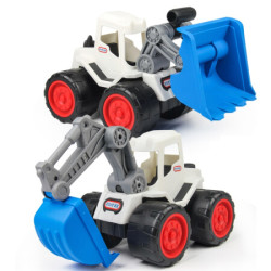 XINHANGTOYS 鑫行玩具 工程车系列 大号推土车+挖掘机 *2件
