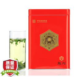 徽六 绿茶 茶叶 黄山毛峰 办公室下午茶 2019年新茶 明后毛尖寻味300系列100g *5件