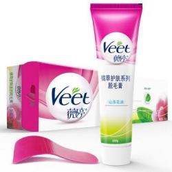 薇婷 Veet 植萃护肤系列脱毛膏 山茶花油 200g *3件