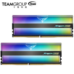 十铨(Team)DDR4 4000 16G(8G*2)台式机内存条 幻镜系列 RGB灯条