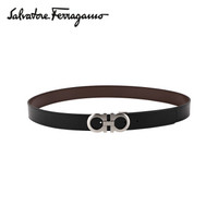Salvatore Ferragamo 菲拉格慕 20ss春夏 男士黑色牛皮革皮带0312615_C _105