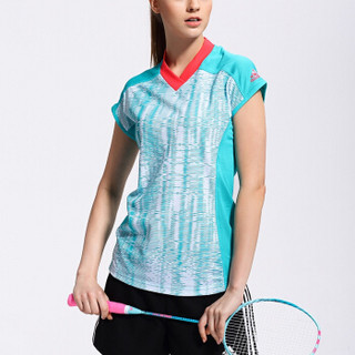 阿迪达斯 Adidas 短袖T恤女夏季运动休闲羽毛球服AC5002 绿色 XS