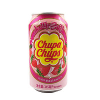 ChupaChups 珍宝珠 汽水 草莓奶油味 345ml*3罐