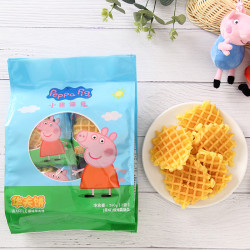 Peppa pig 小猪佩奇 原味华夫饼260g(8个小袋装) *5件