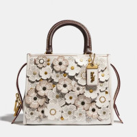 COACH 蔻驰 Rogue 25 立体山茶花 女士手提包