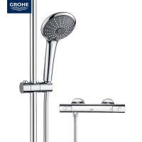 GROHE 高仪 27333000+34594000 恒温淋浴水龙头单花洒套装