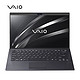 VAIO SX14(2020) 14英寸 1Kg  窄边框轻薄笔记本电脑（i7-10710U 6核 16G 1T SSD 4K屏）尊曜黑