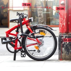 DECATHLON 迪卡侬 折叠变速自行车 20寸