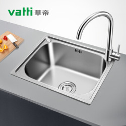 VATTI 华帝 091101-L 304不锈钢拉丝水槽