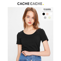 Cache Cache 捉迷藏 9609073123 女士修身短袖T恤