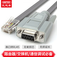 优越者(UNITEK)串口母转RJ45交换机转换线1.5米 华为思科console 配置线CISCO/H3C交换机通信线调试线C715GY