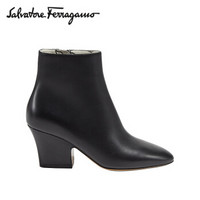 Salvatore Ferragamo 菲拉格慕 20ss春夏 女士黑色牛皮革靴子0724703_1D _ 65