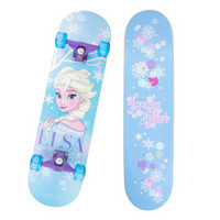迪士尼 Disney 四轮滑板 双翘板公路刷街抖音成人滑板车儿童青少年初学者专业枫木长板 冰雪公主