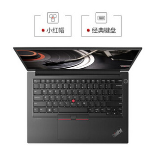 ThinkPad 思考本 ThinkPad - E系列 E14 02CD 14.0英寸 笔记本电脑 黑色  8GB 128GB SSD 500GB HDD