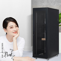 奈高NG网络机柜钢制铁皮柜网络机柜服务器机柜前后网孔门37u1800*600*600MM