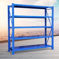 奈高NG货架仓储仓库置物架重型库房多功能展示架铁架子每层500KG主架五层1.5米