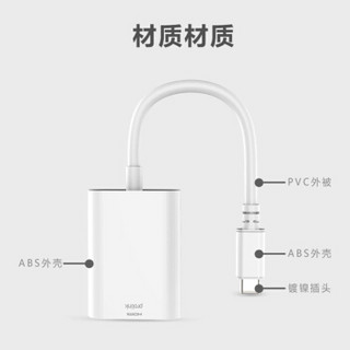 Prolink普洛 MP400 Type-C转HDMI高清转换器适配器 支持Macbook air连接电视显示器投影仪