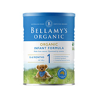 澳洲进口Bellamys贝拉米有机婴儿配方奶粉1段300g/罐