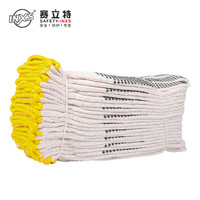 赛立特安全(SAFETY-INXS)ST55202劳保点塑浸胶手套 防滑/耐磨/装卸/打包/工作棉质手套 12副/打